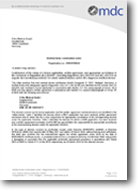 Notified Body Confirmation Letter
